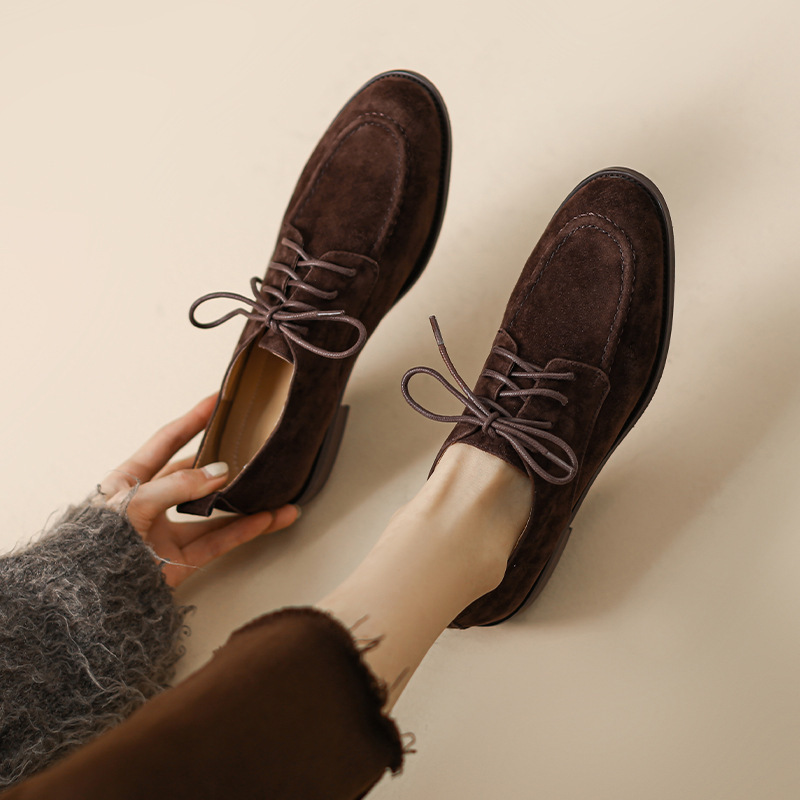 Oxford Lace Up Women - 2025 primavera e outono novas mulheres