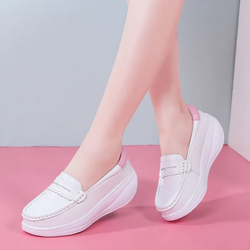 Women Shoes Tennis - 2025 branco rosa enfermeiras tênis deslizamento