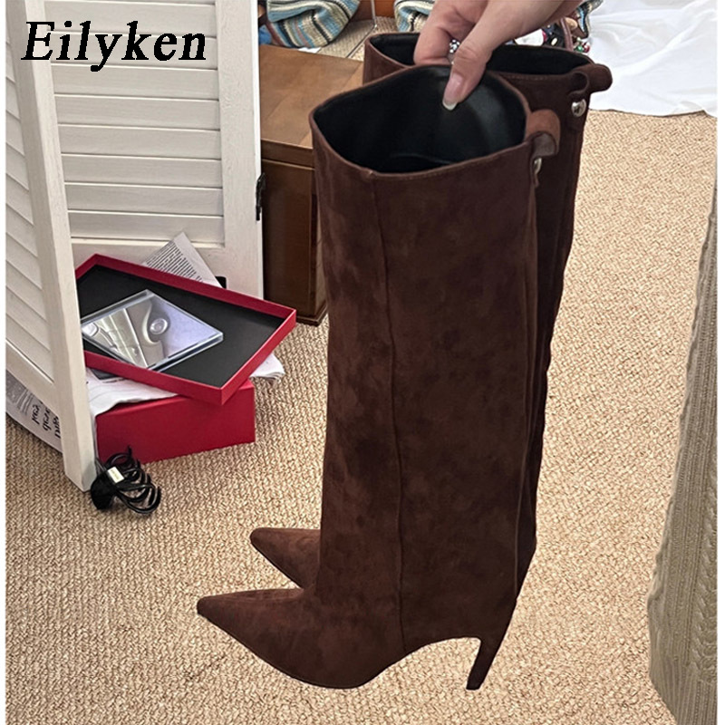 Knee High Boots Women - Eilyken Botas Femininas Sexy de Salto
