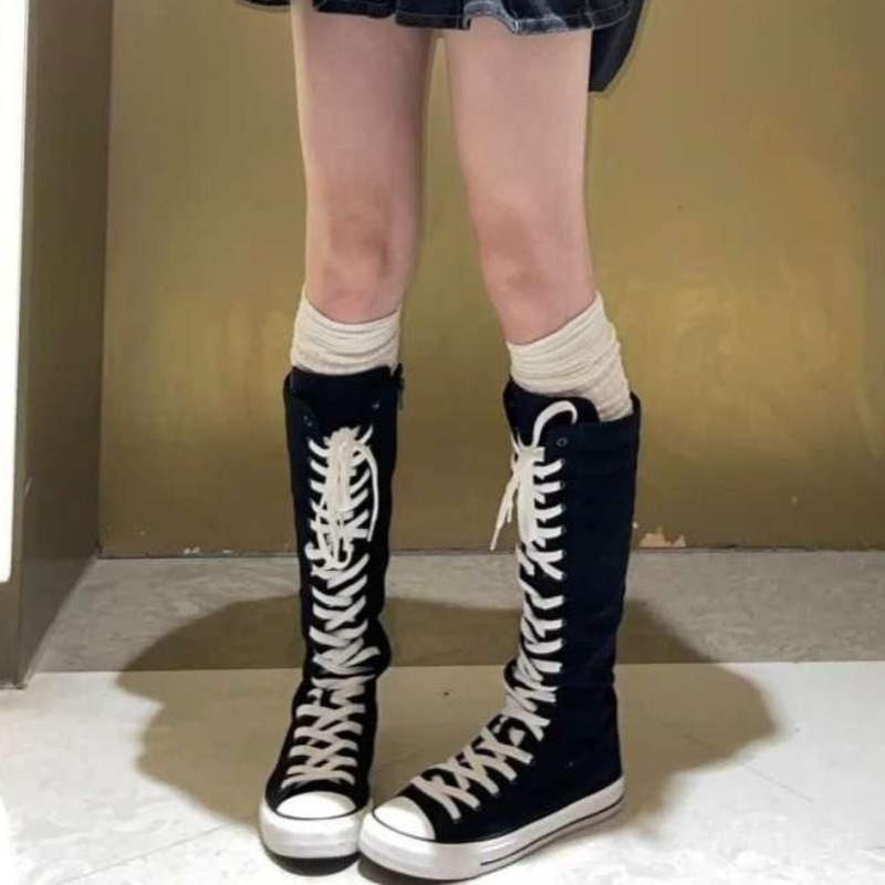 Novidade 2025: Tênis Cano Alto - Knee High Boots Women avaliação e preço