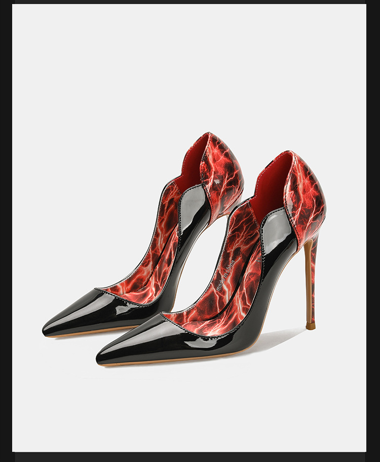 Sapatos de Salto Alto Feminino - Court Heel Pointed avaliação e preço
