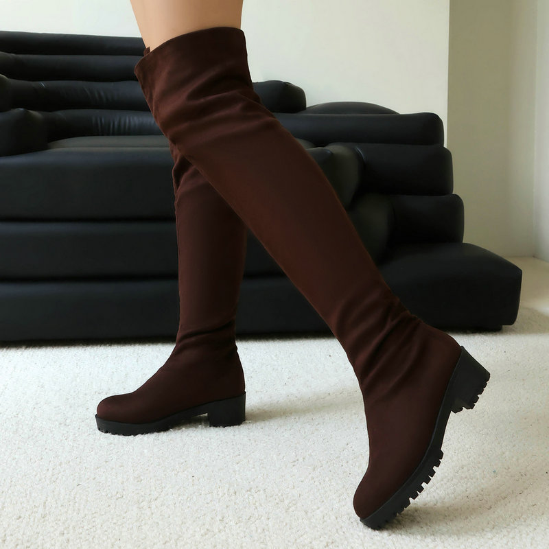 Sapatos femininos de camurça f - Sock Boot Women avaliação e preço