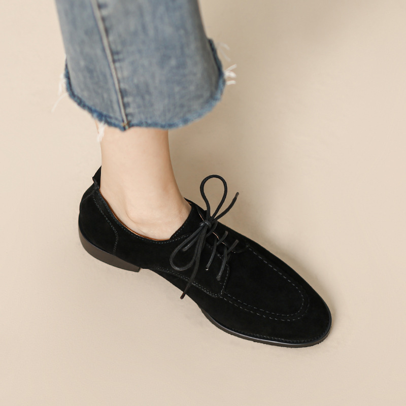 2025 primavera e outono novas  - Oxford Lace Up Women avaliação e preço