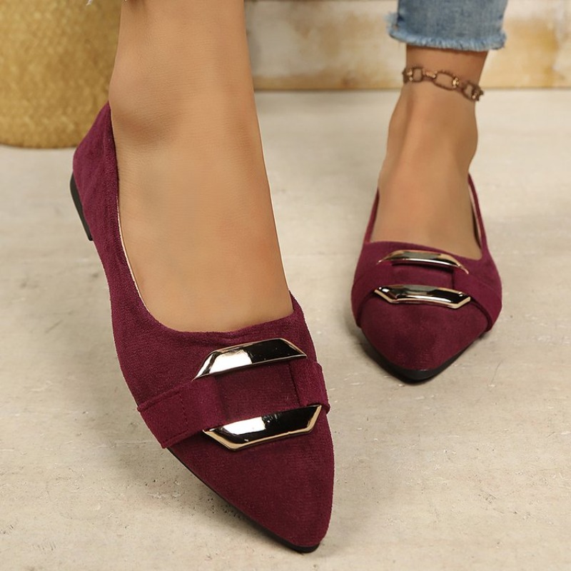 Sapatos Planos de Camurça com  - Women'S Shoes Clogs avaliação e preço
