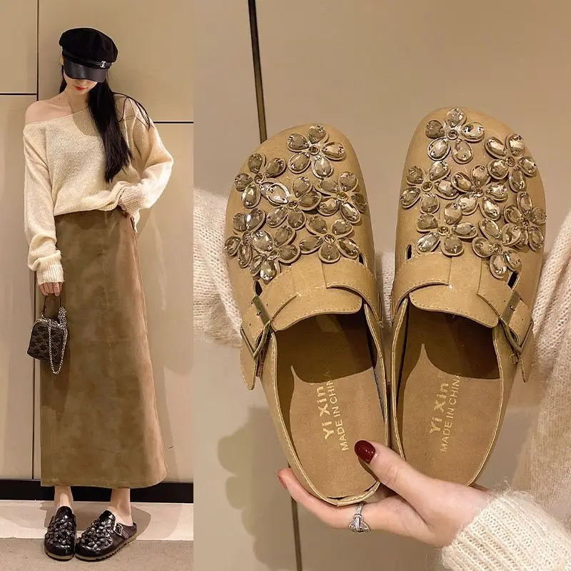 Mules Femininos Florais com Fi - Women'S Shoes Clogs avaliação e preço