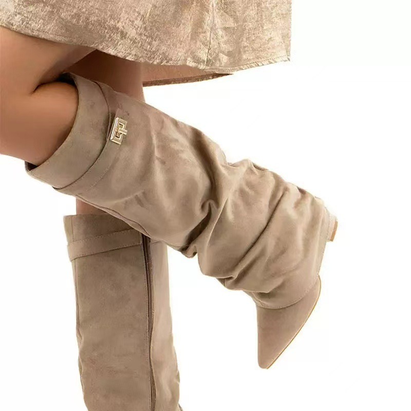 Novas Botas Femininas de Cano  - Knee High Boots Women avaliação e preço