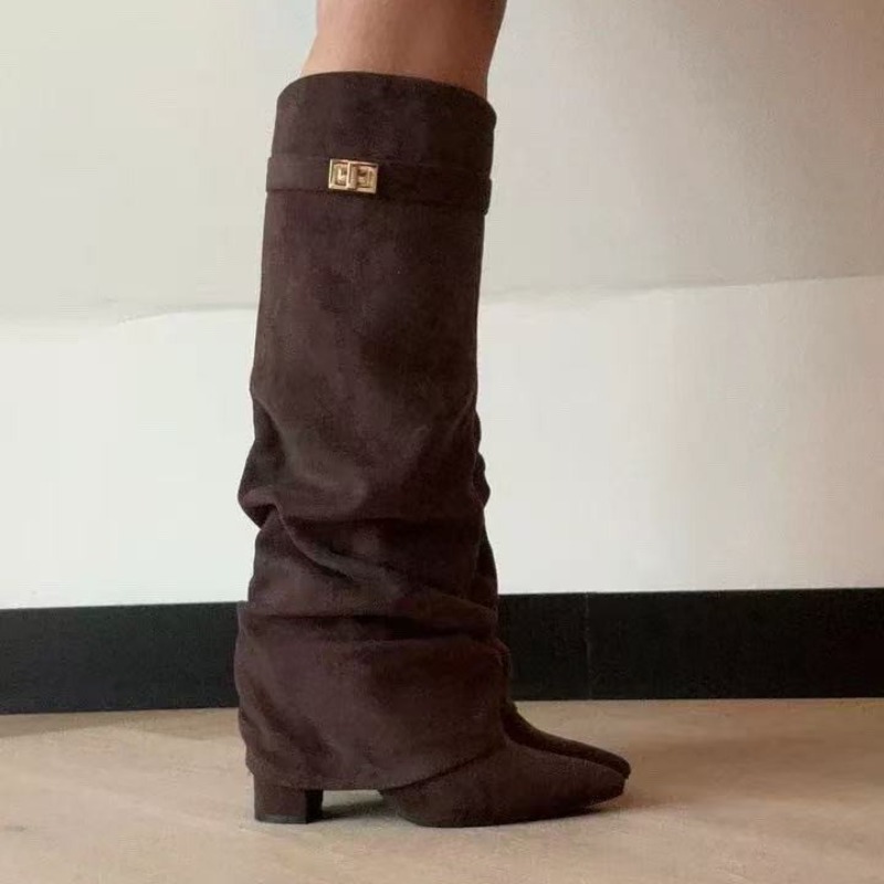 Novas Botas Femininas de Cano  - Knee High Boots Women avaliação e preço