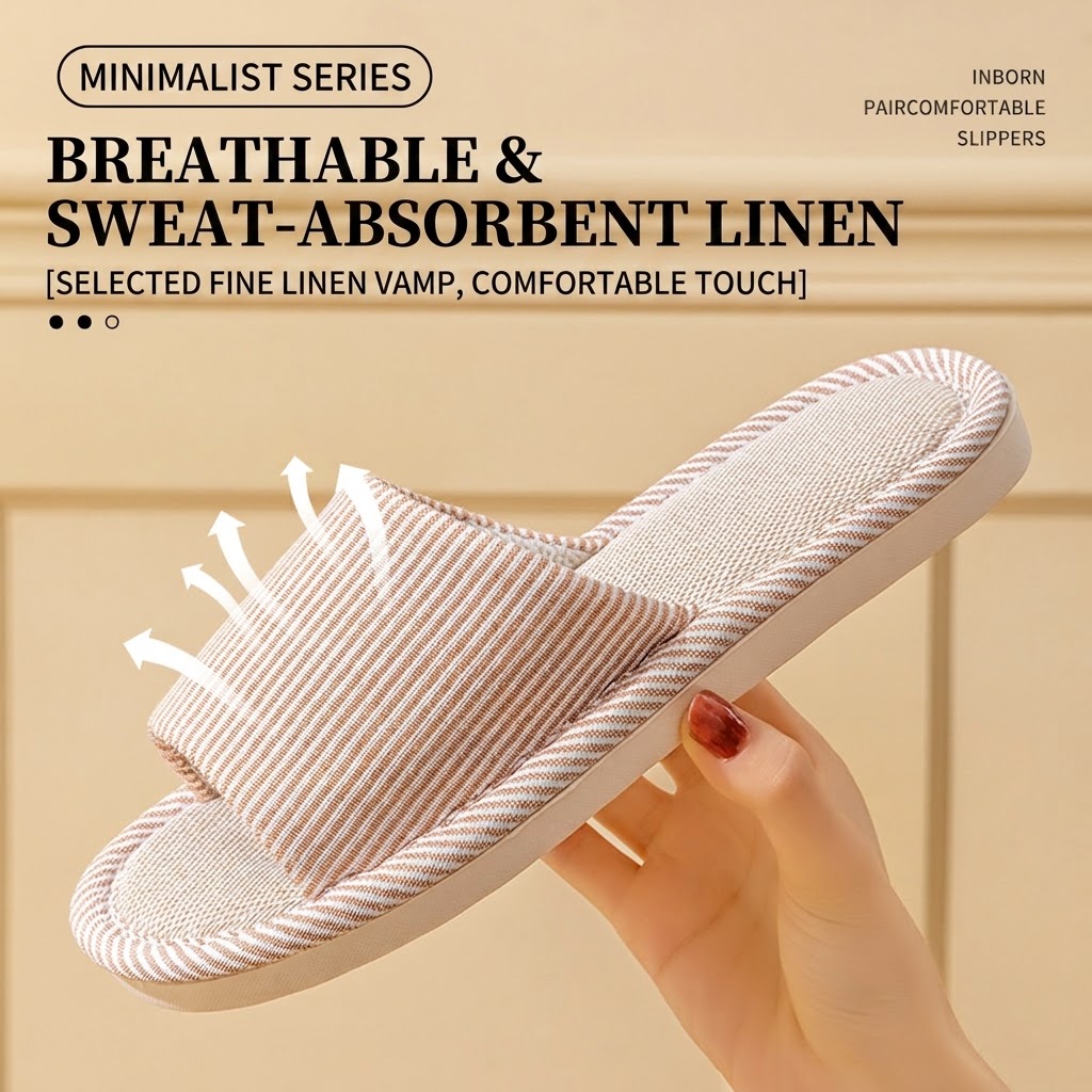 Chinelos de Linho Respirável p - Mule Slip On avaliação e preço
